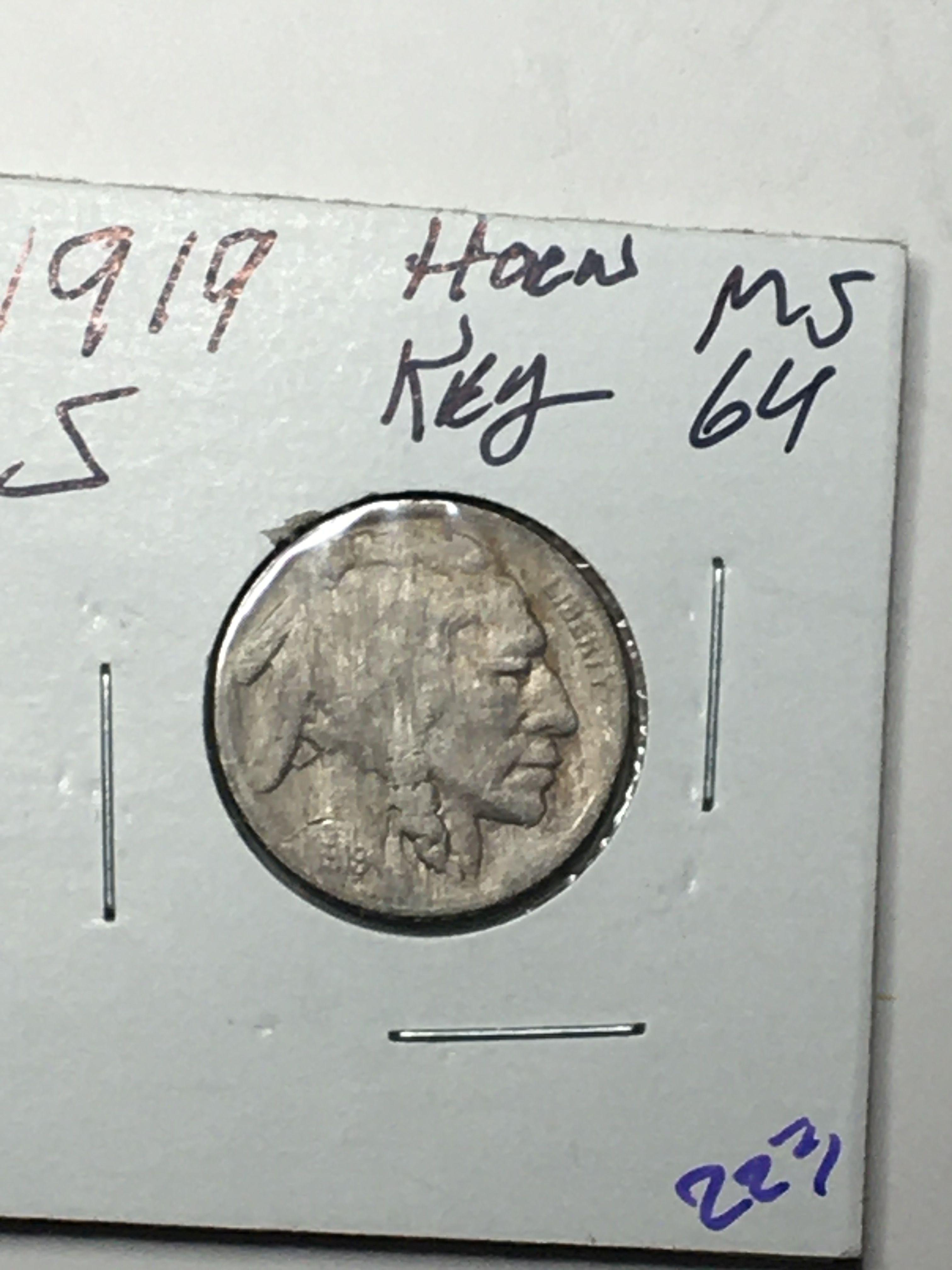 1919 S Buffalo Nickel