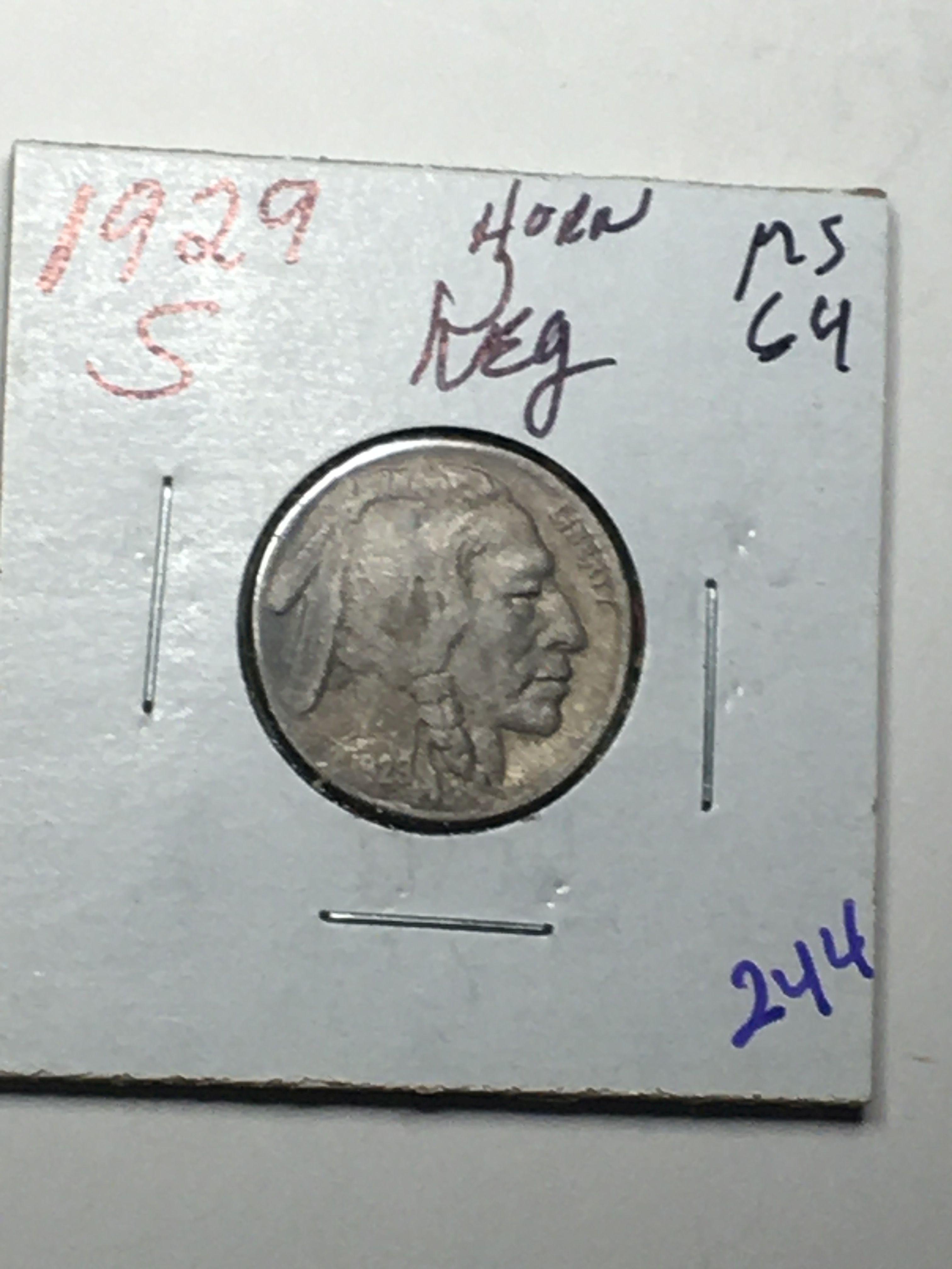 1929 S Buffalo Nickel