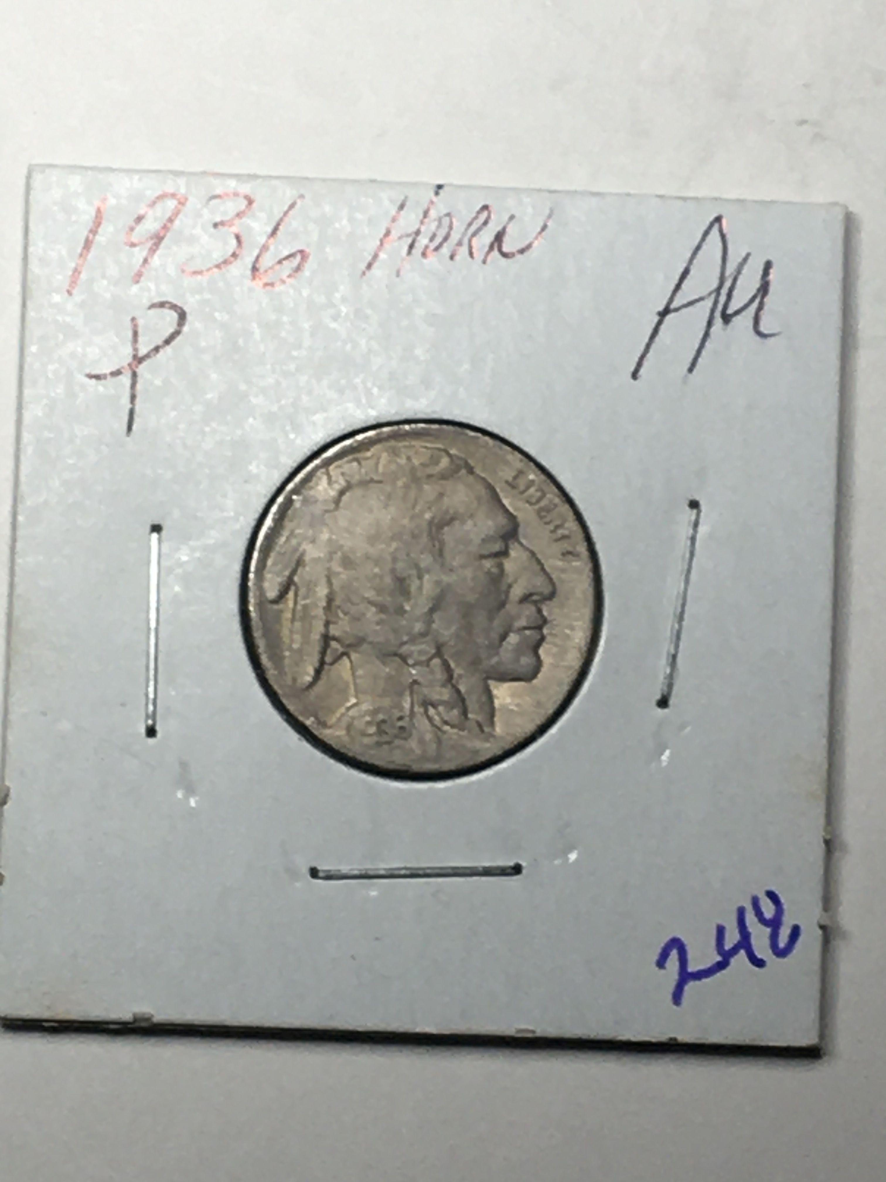 1936 P Buffalo Nickel