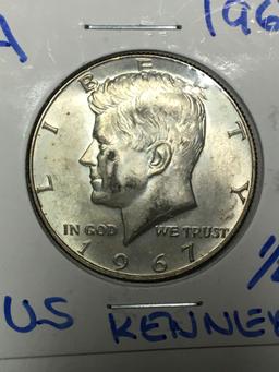 1967 Kennedy Half Dollar