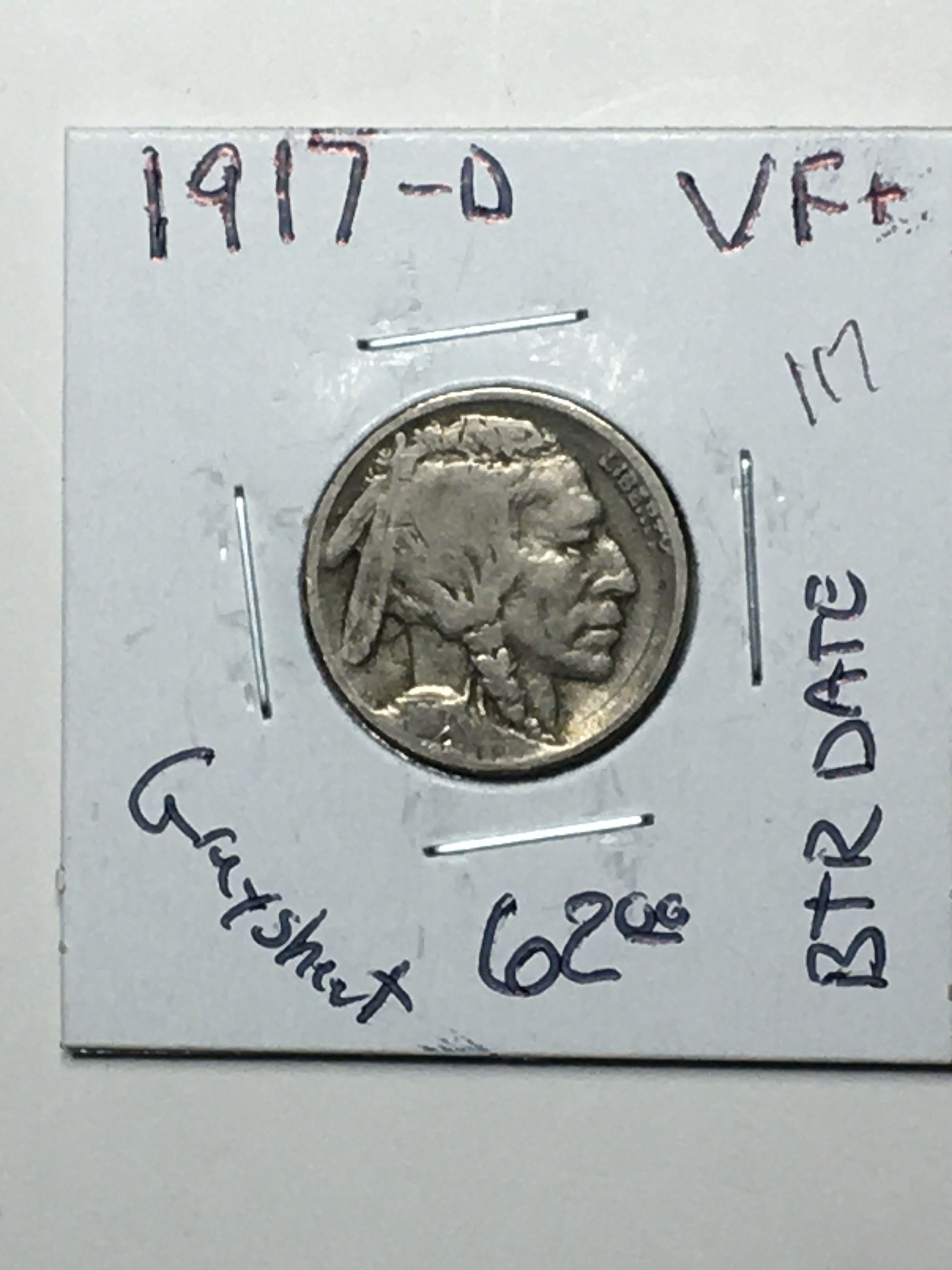 1917 D Buffalo Nickel