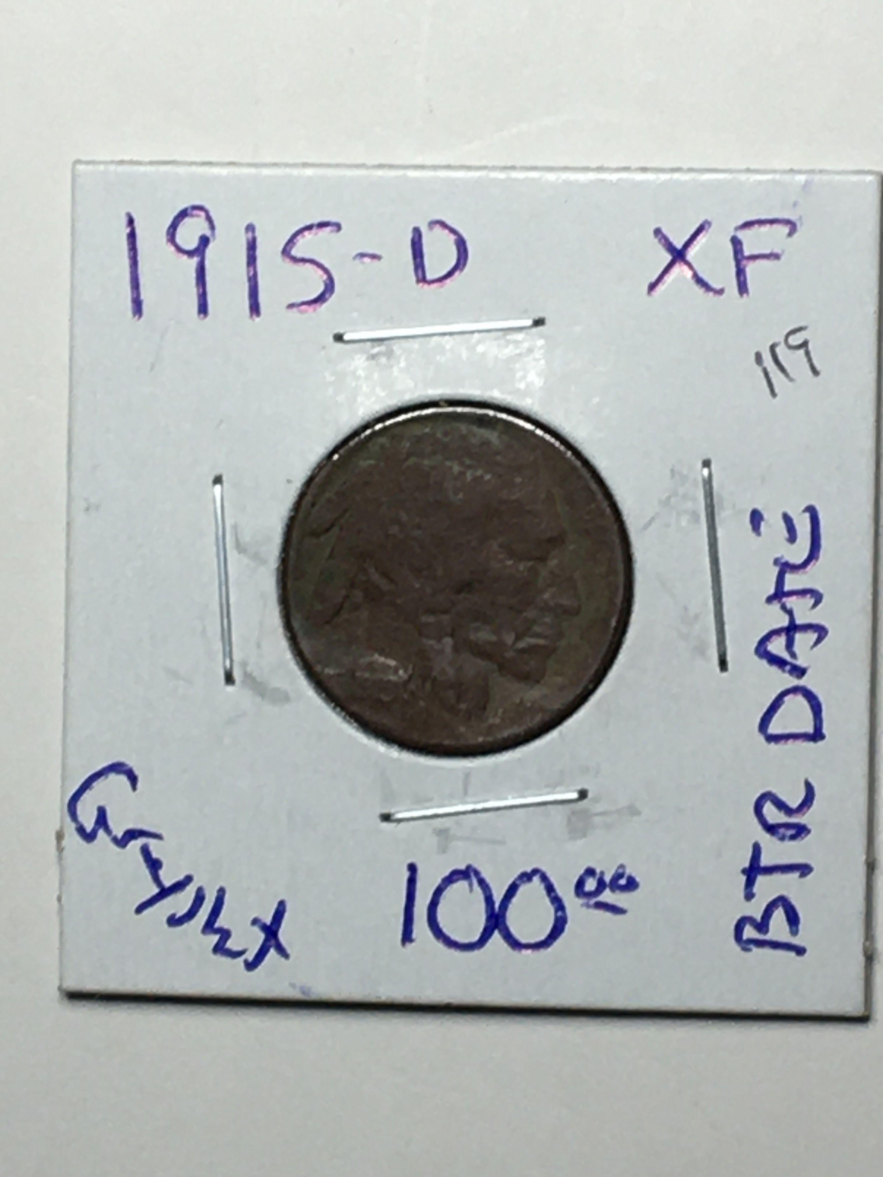 1915 D Buffalo Nickel