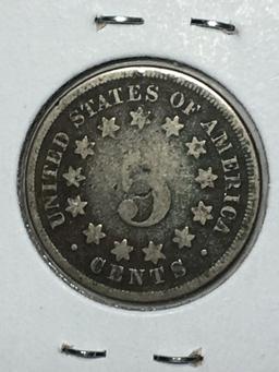 1867 Shield Nickel