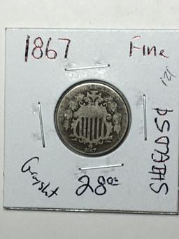 1867 Shield Nickel