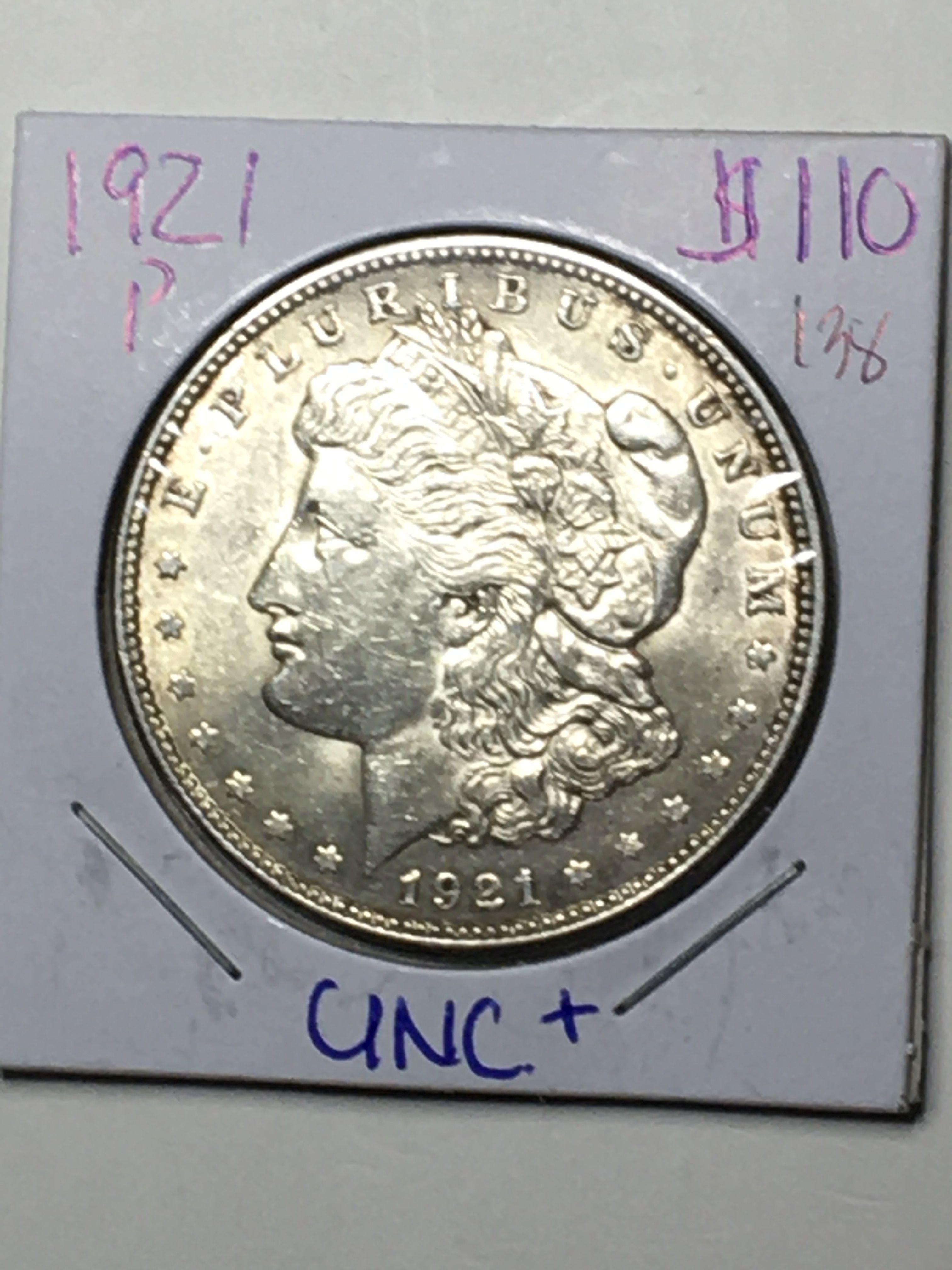 1921 P Morgan Dollar