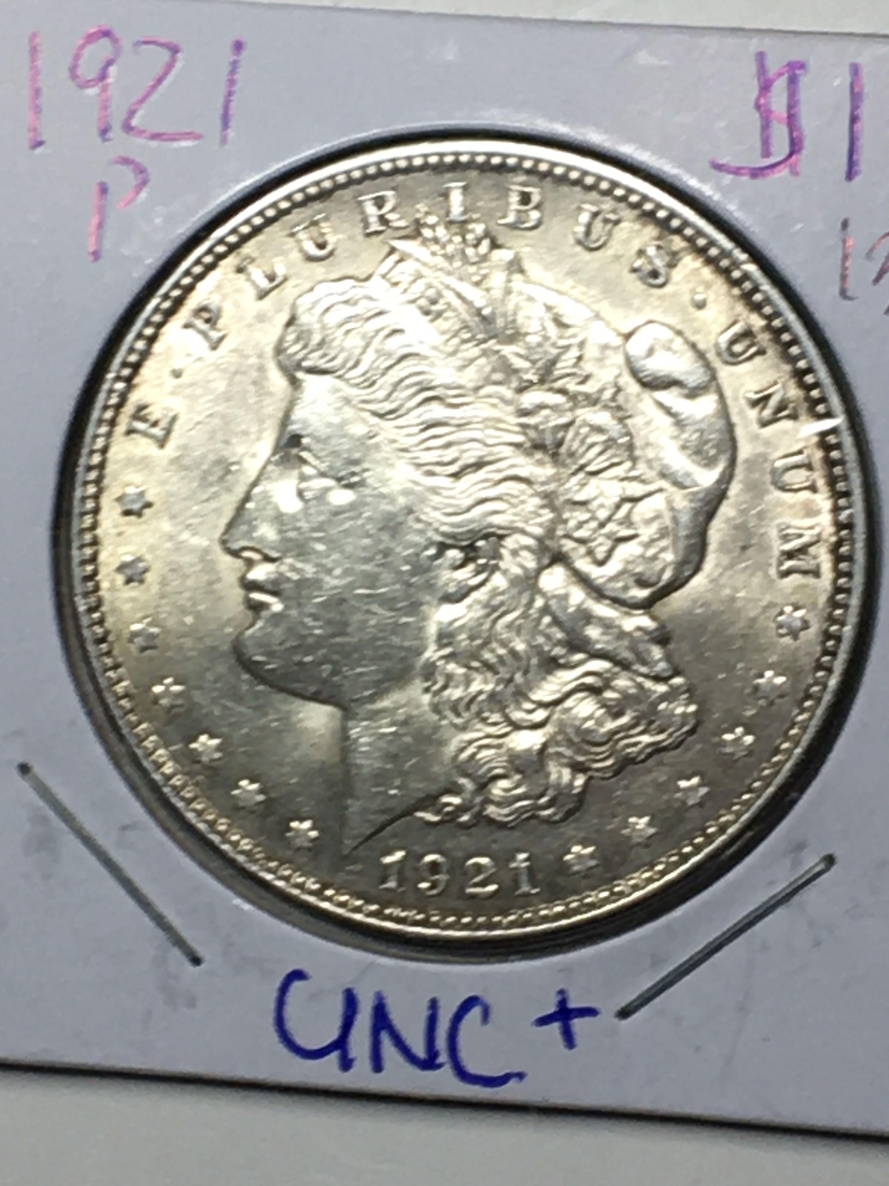 1921 P Morgan Dollar