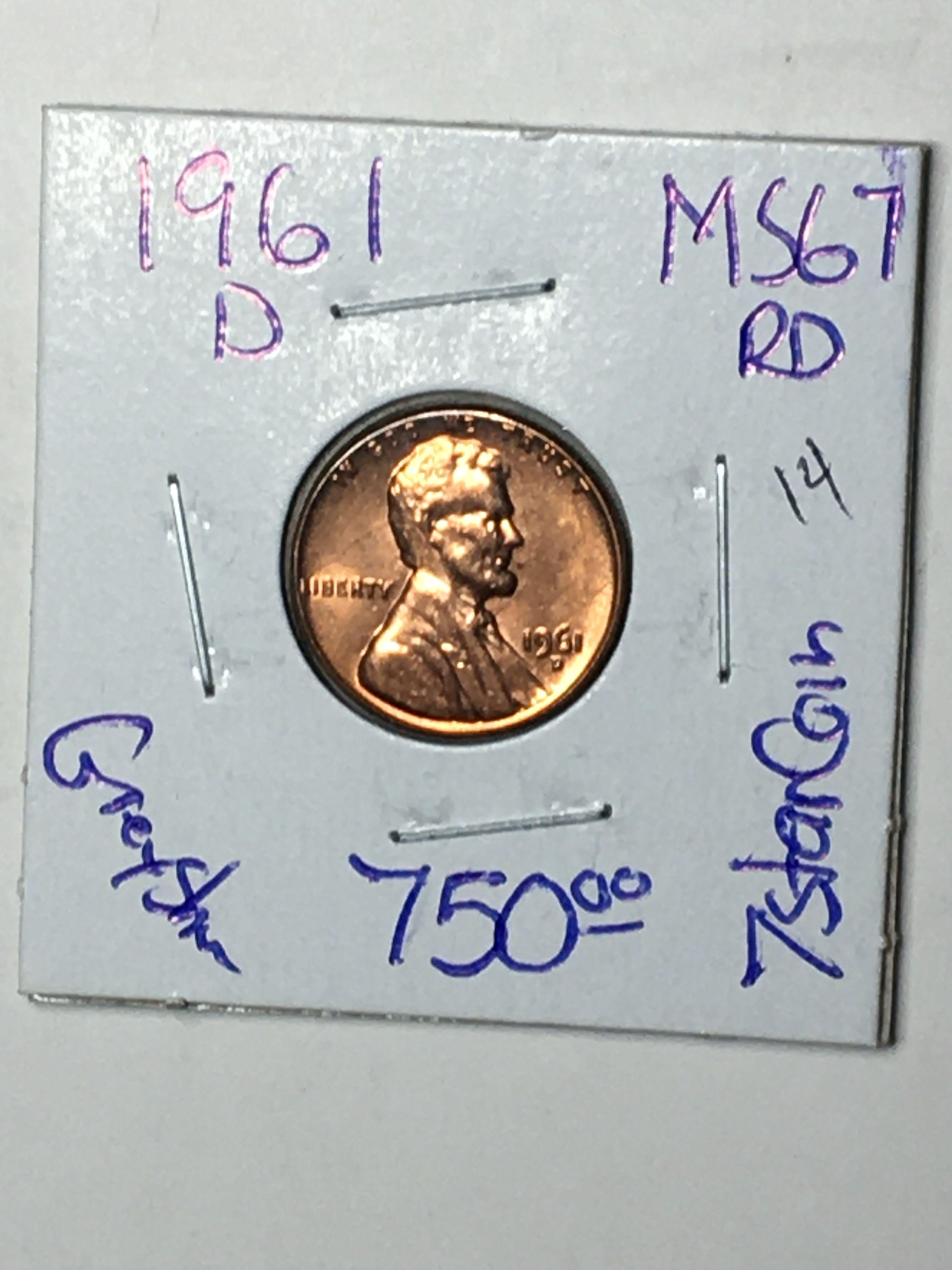 1961 D Lincoln Memorial Cent