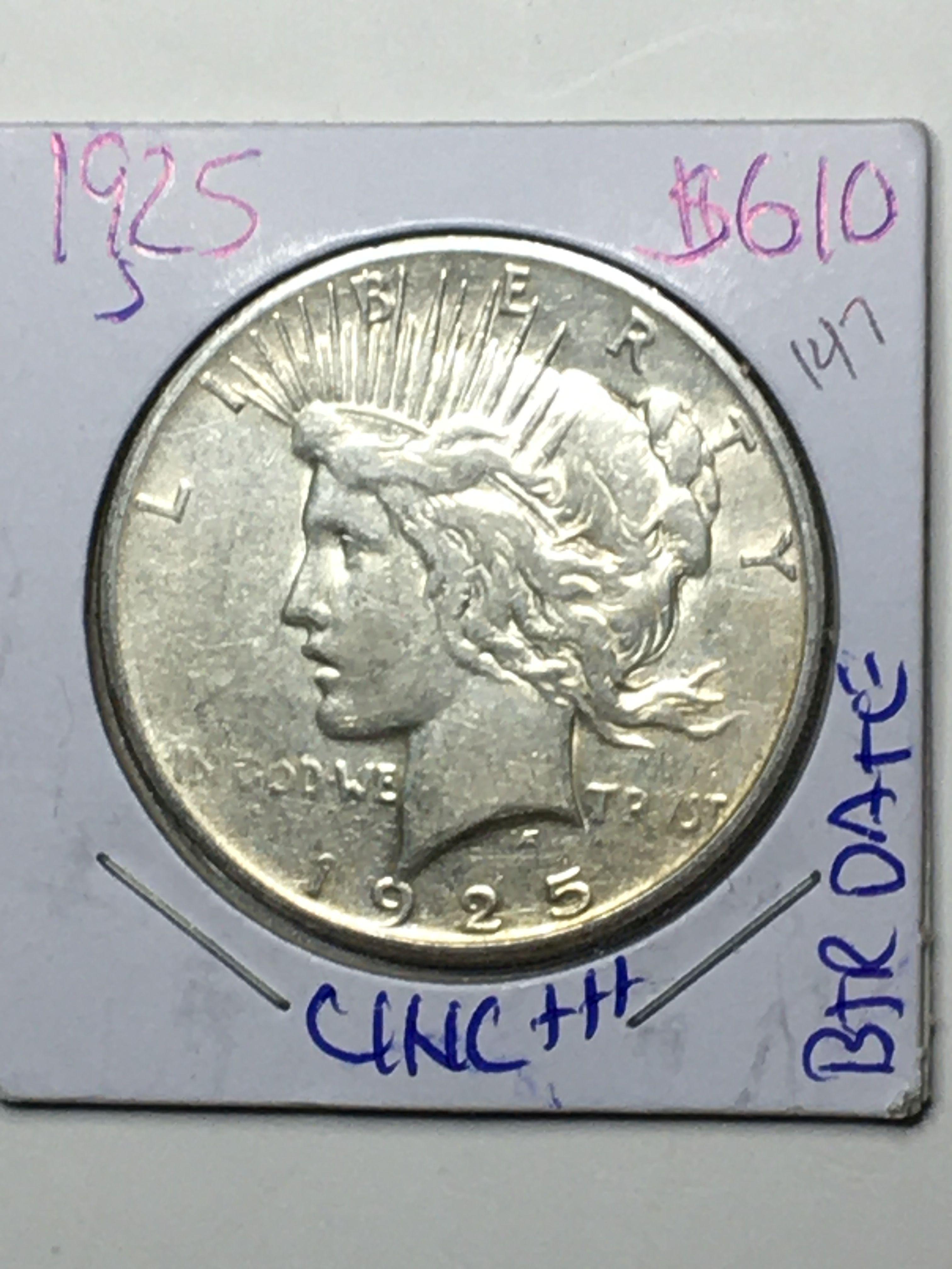 1925 S Peace Dollar