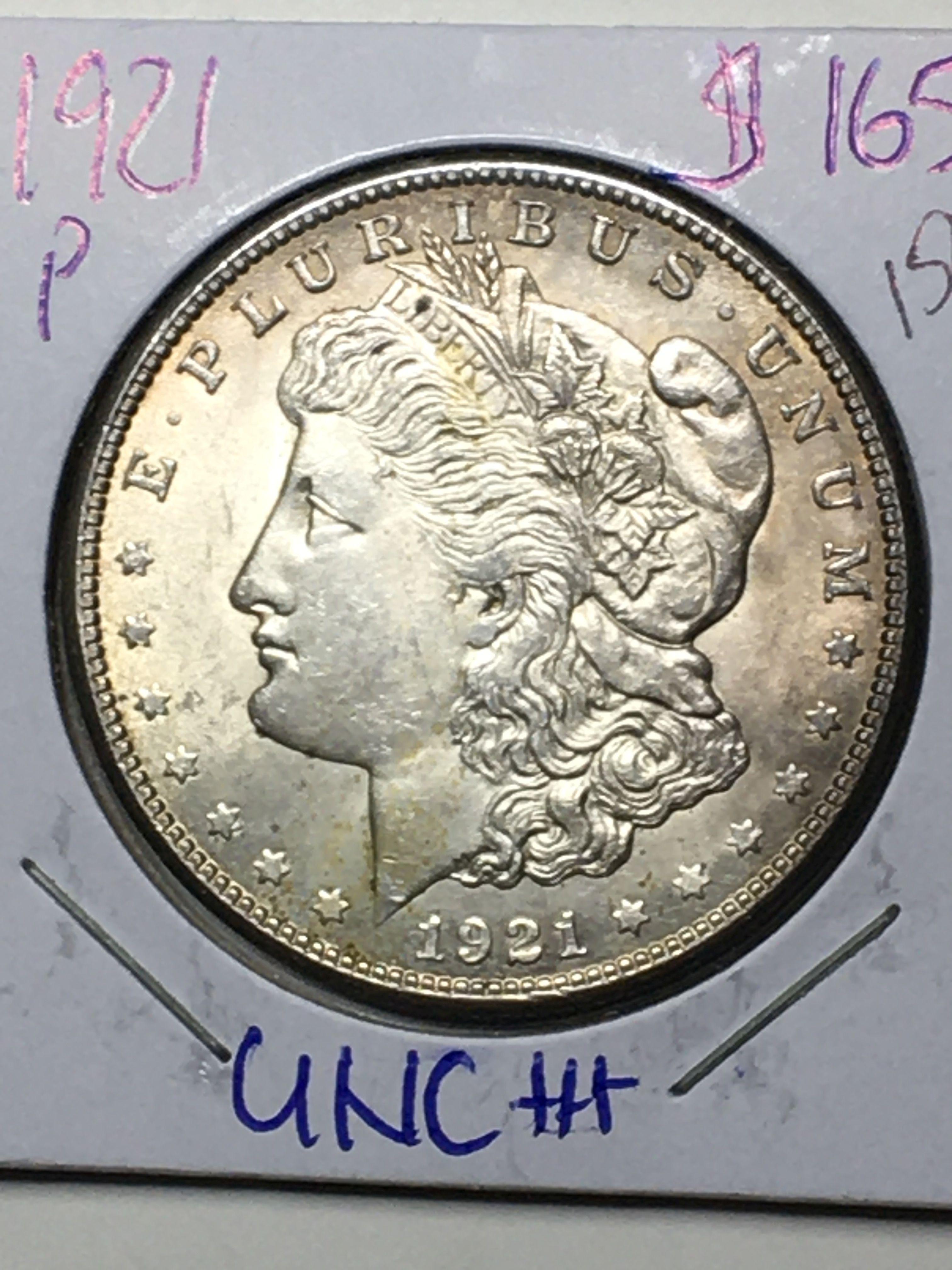 1921 P Morgan Dollar