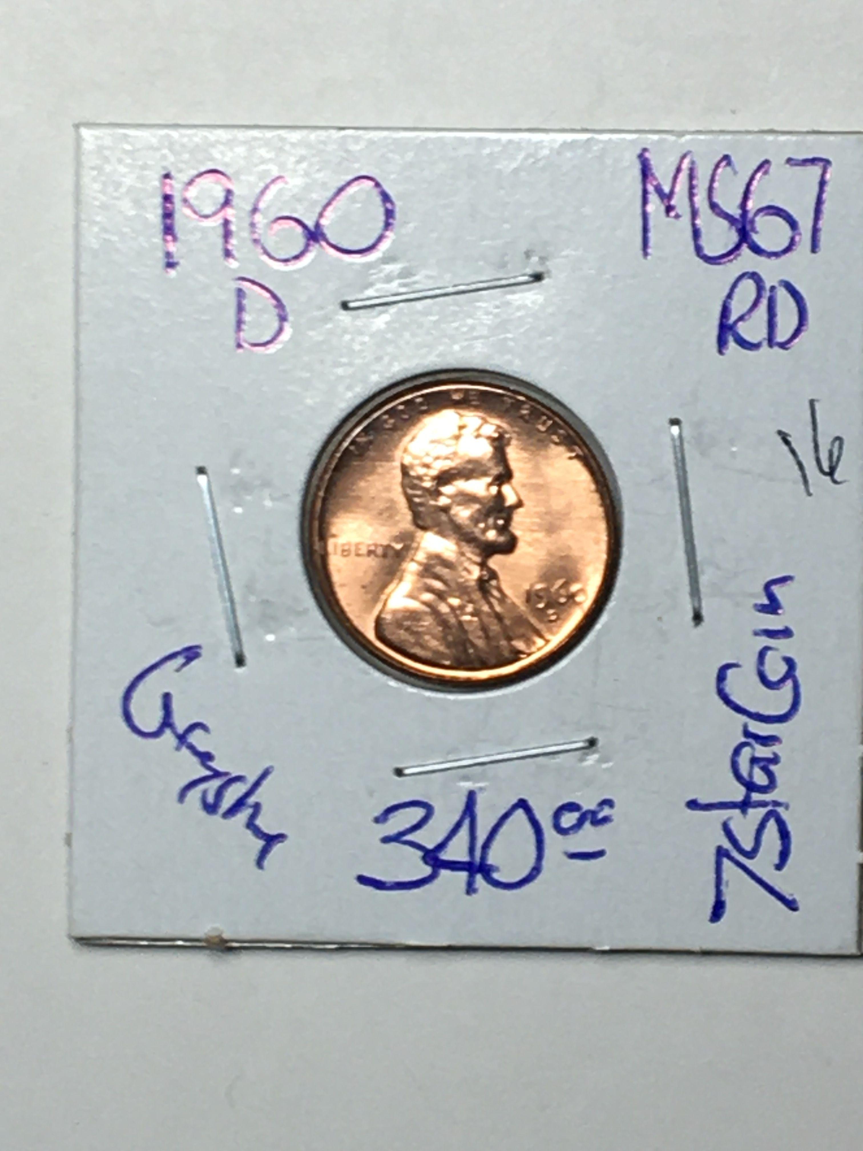 1960 D Lincoln Memorial Cent