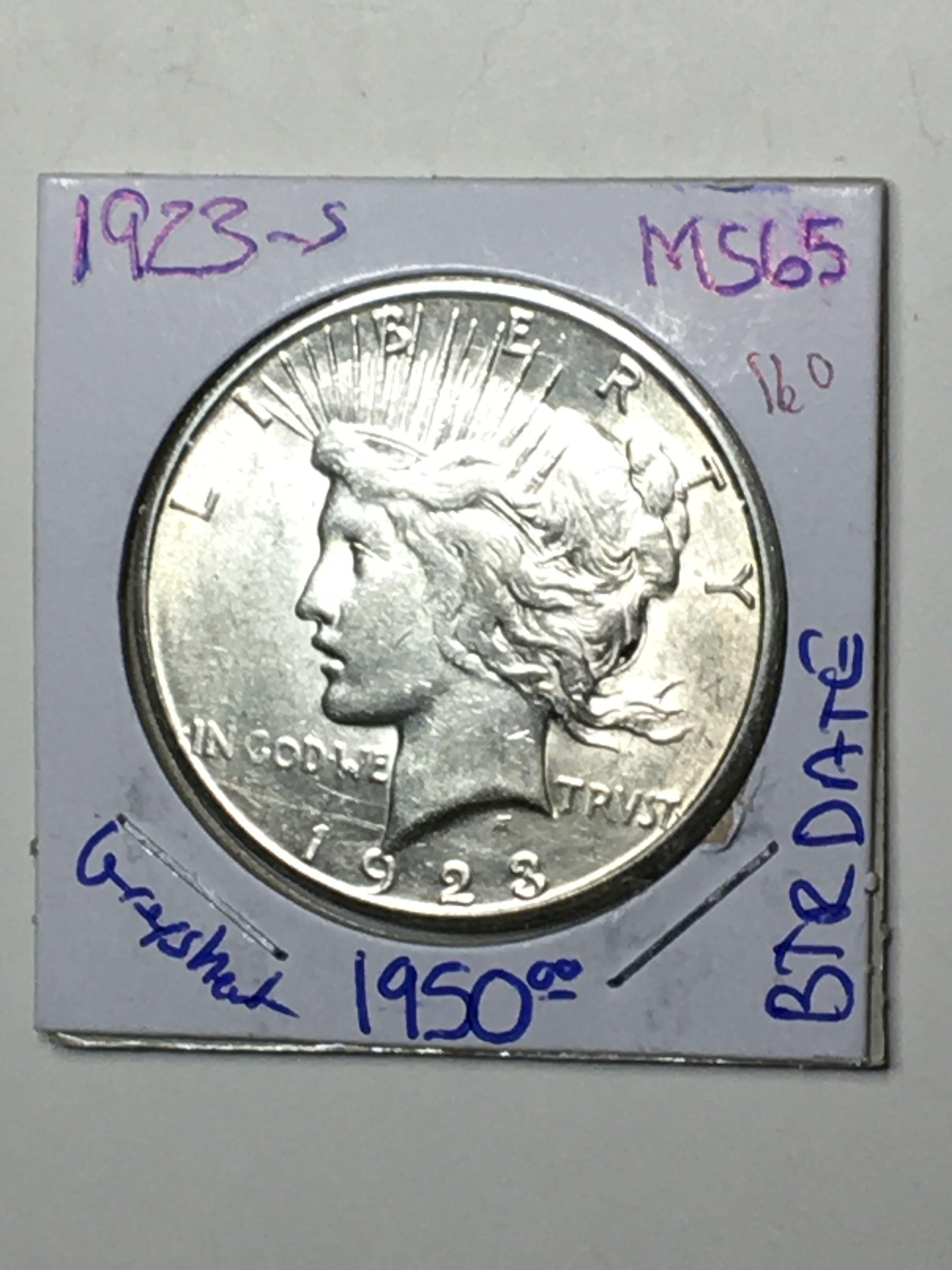 1923 S Peace Dollar