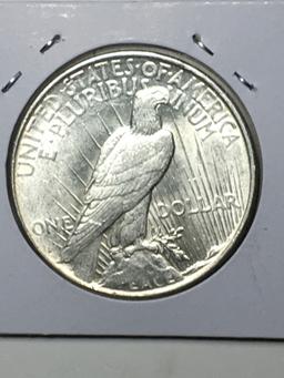 1923 D Peace Dollar