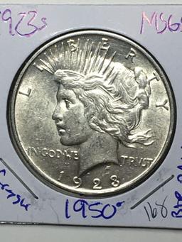 1923 S Peace Dollar