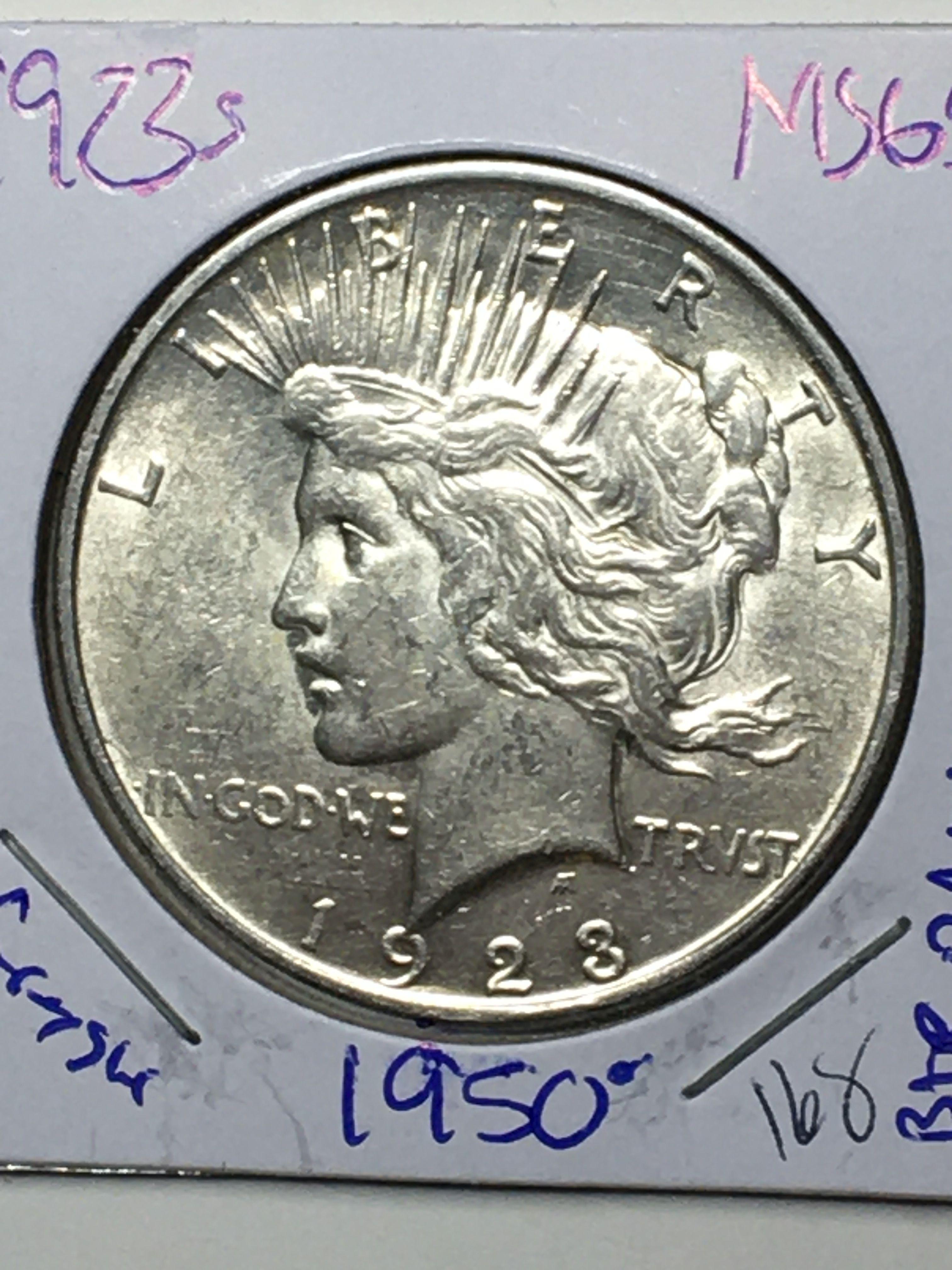 1923 S Peace Dollar