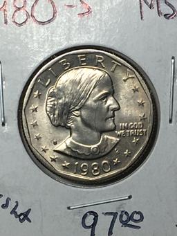 1980 S Susan B. Anthony Dollar