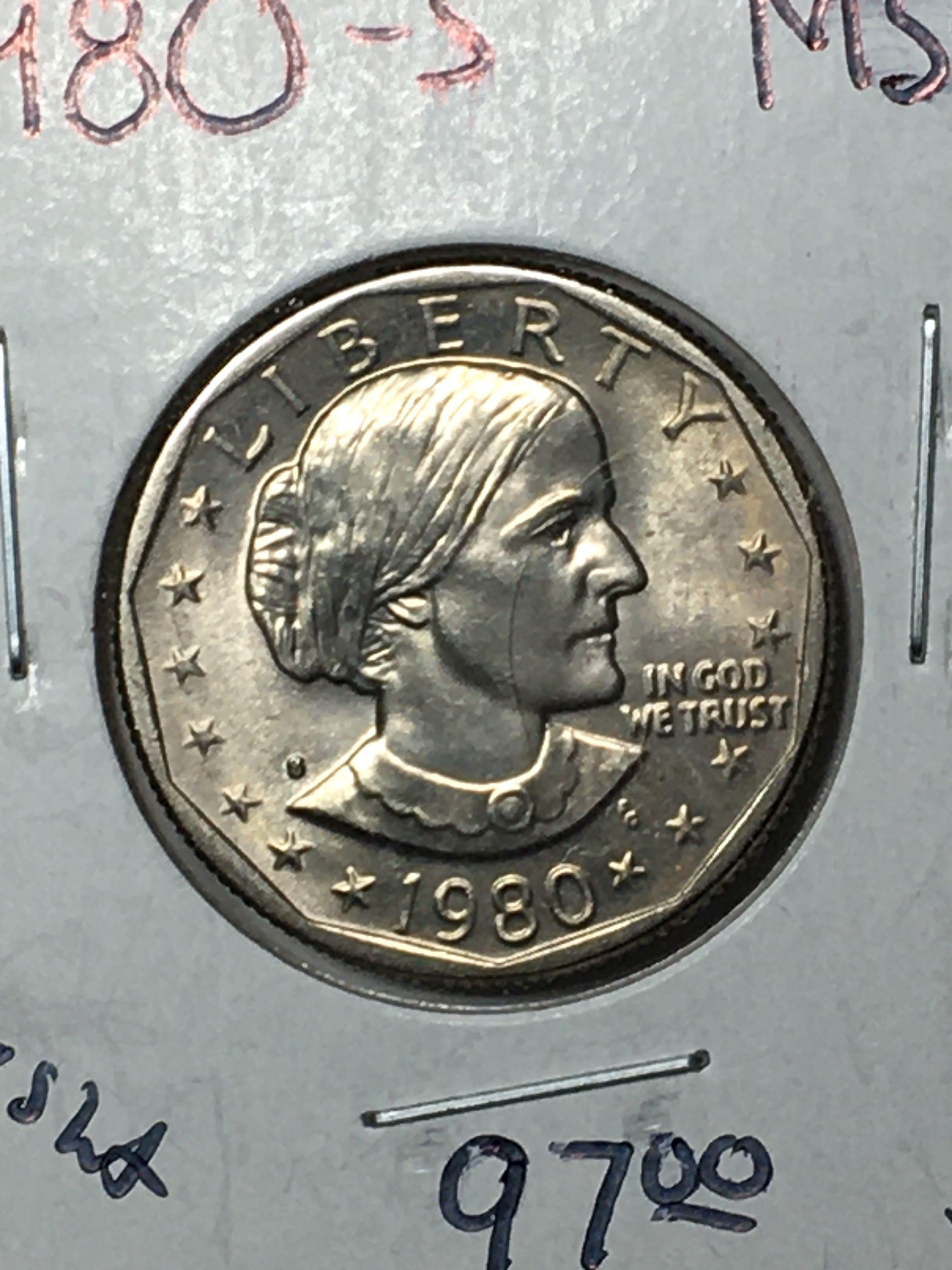 1980 S Susan B. Anthony Dollar