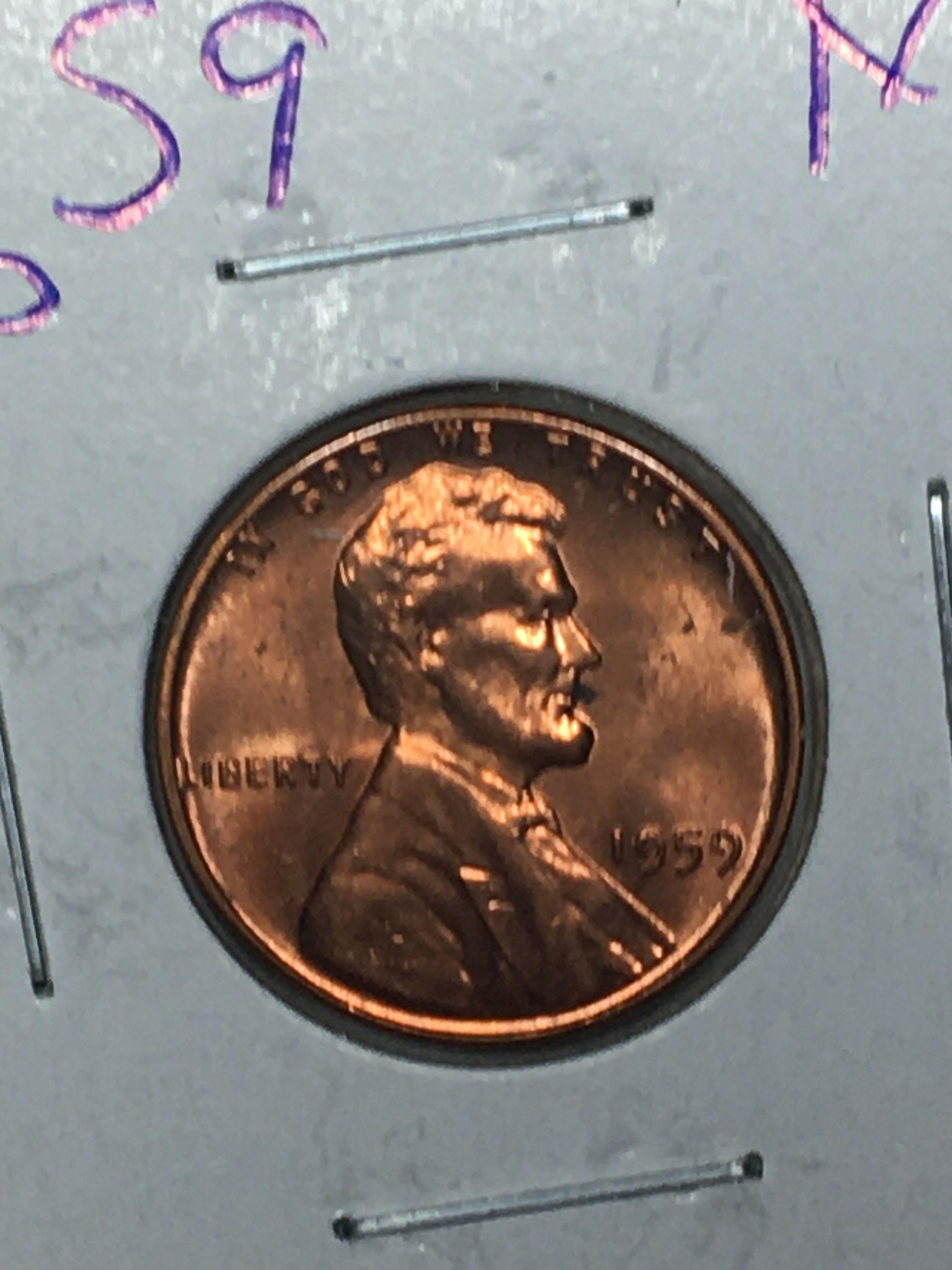 1959 P Lincoln Memorial Cent