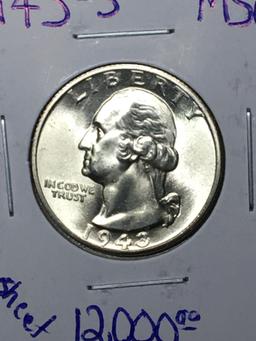 1943 S Washington Quarter