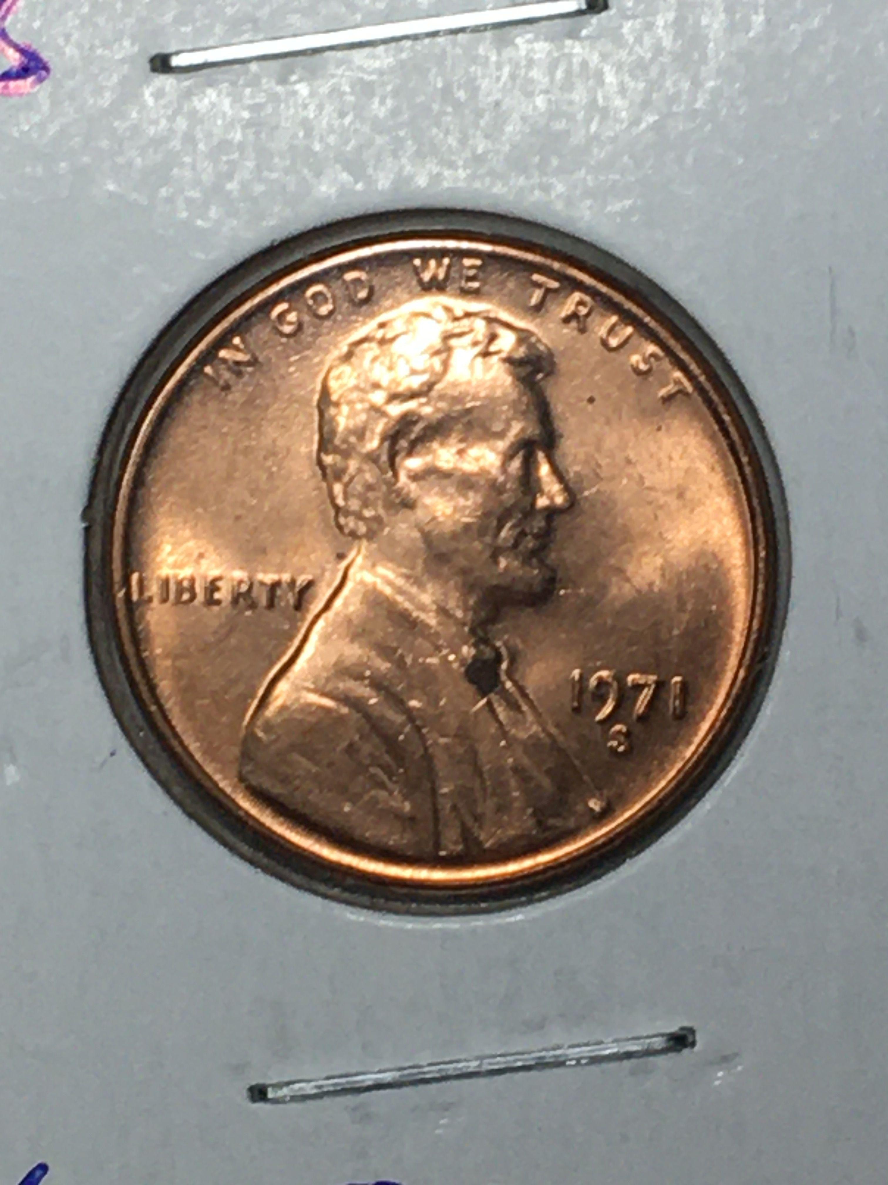 1971 S Lincoln Memorial Cent