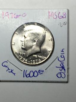 1776 - 1976 D Kennedy Half Dollar