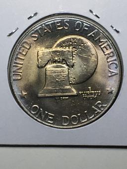 1776 - 1976 D Eisenhower Dollar Type 2