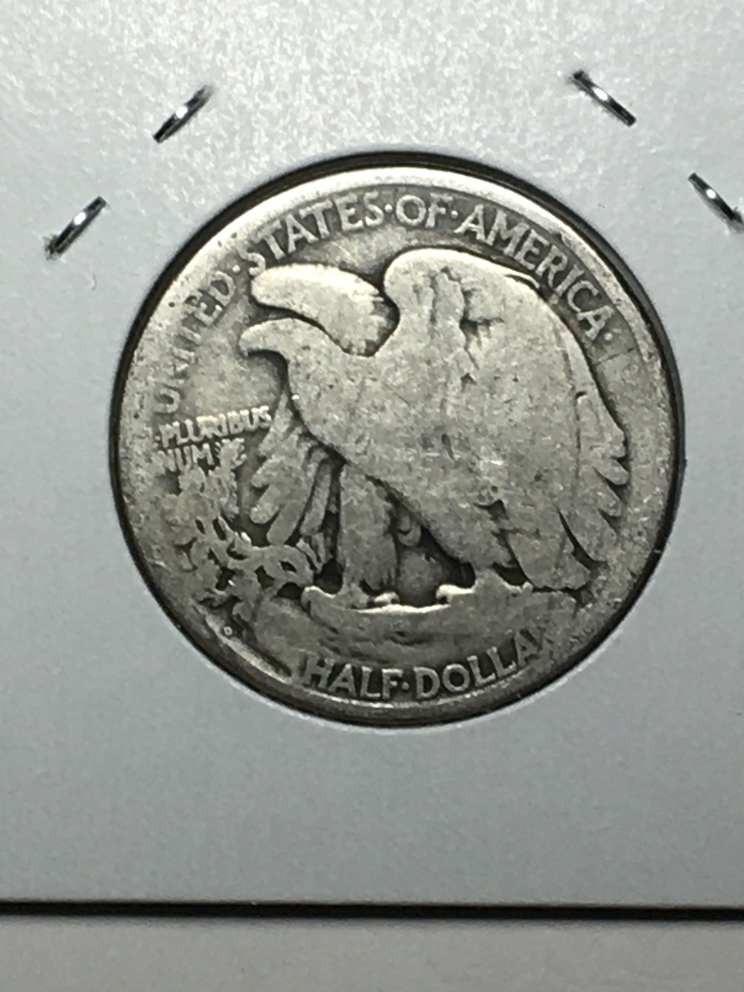 1918 S Walking Liberty Half Dollar