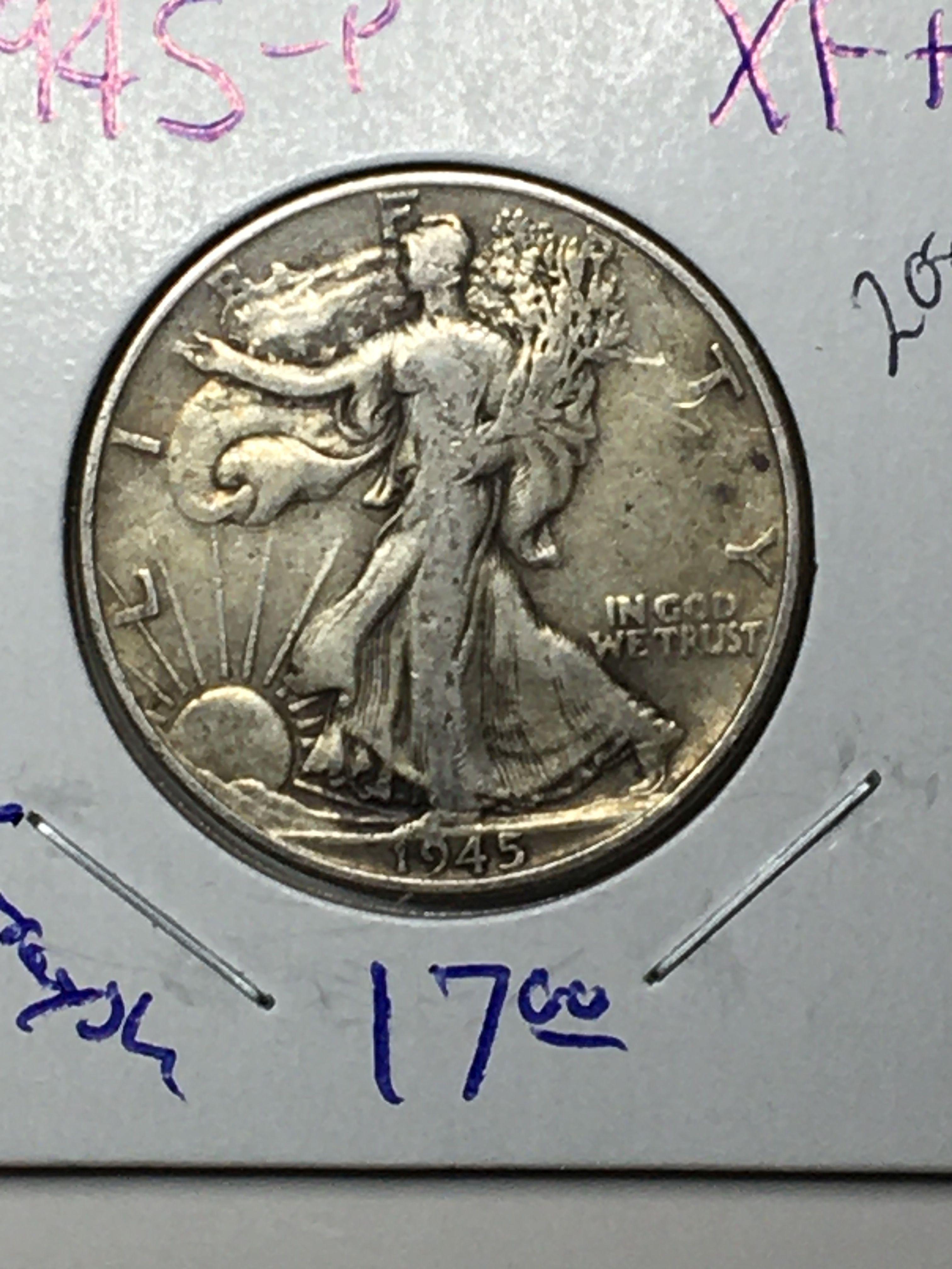 1945 P Walking Liberty Half Dollar