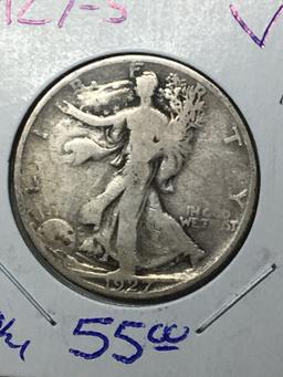 1927 S Walking Liberty Half Dollar