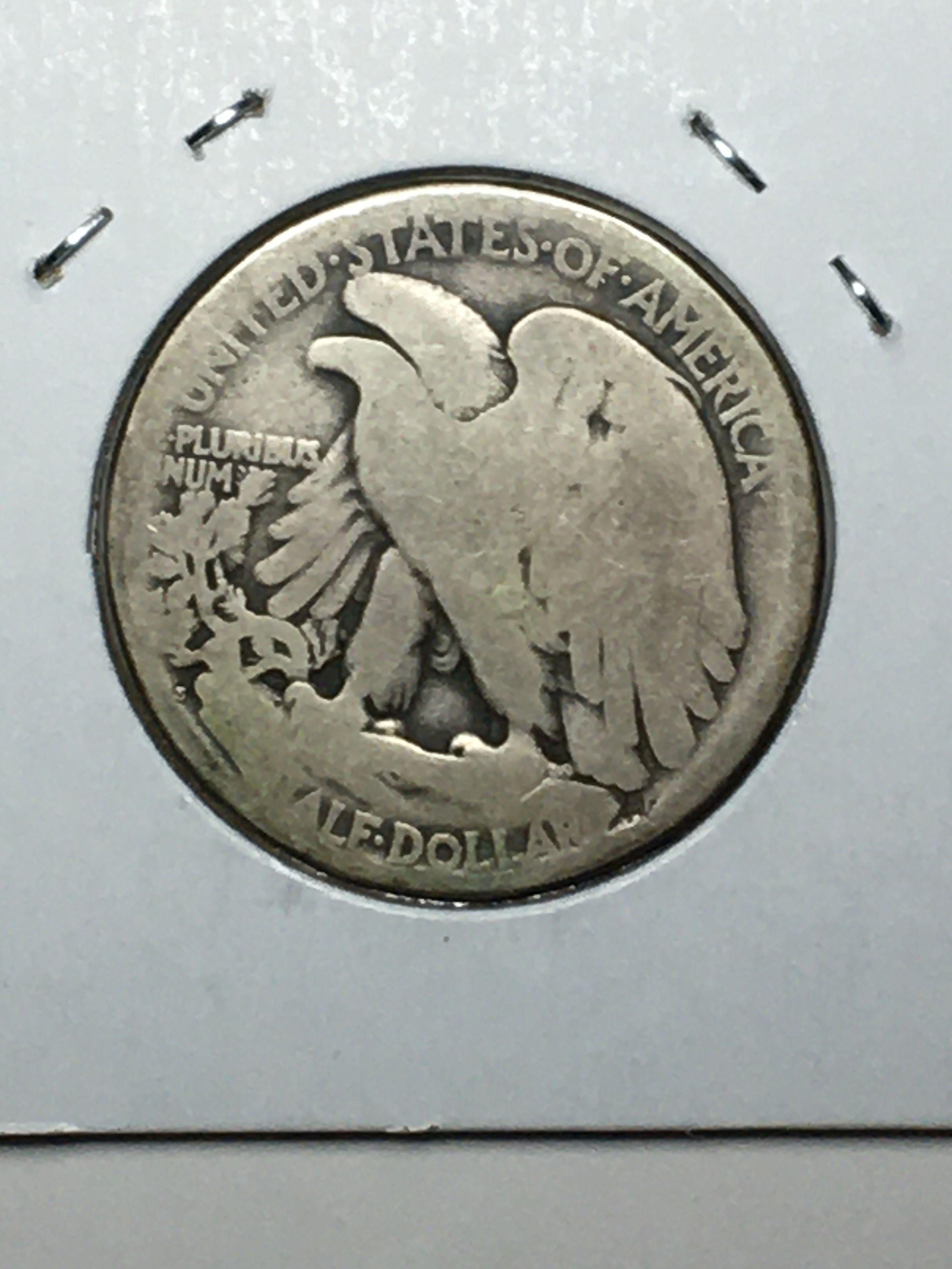 1921 S Walking Liberty Half Dollar