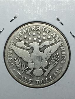 1908 S Barber Half Dollar