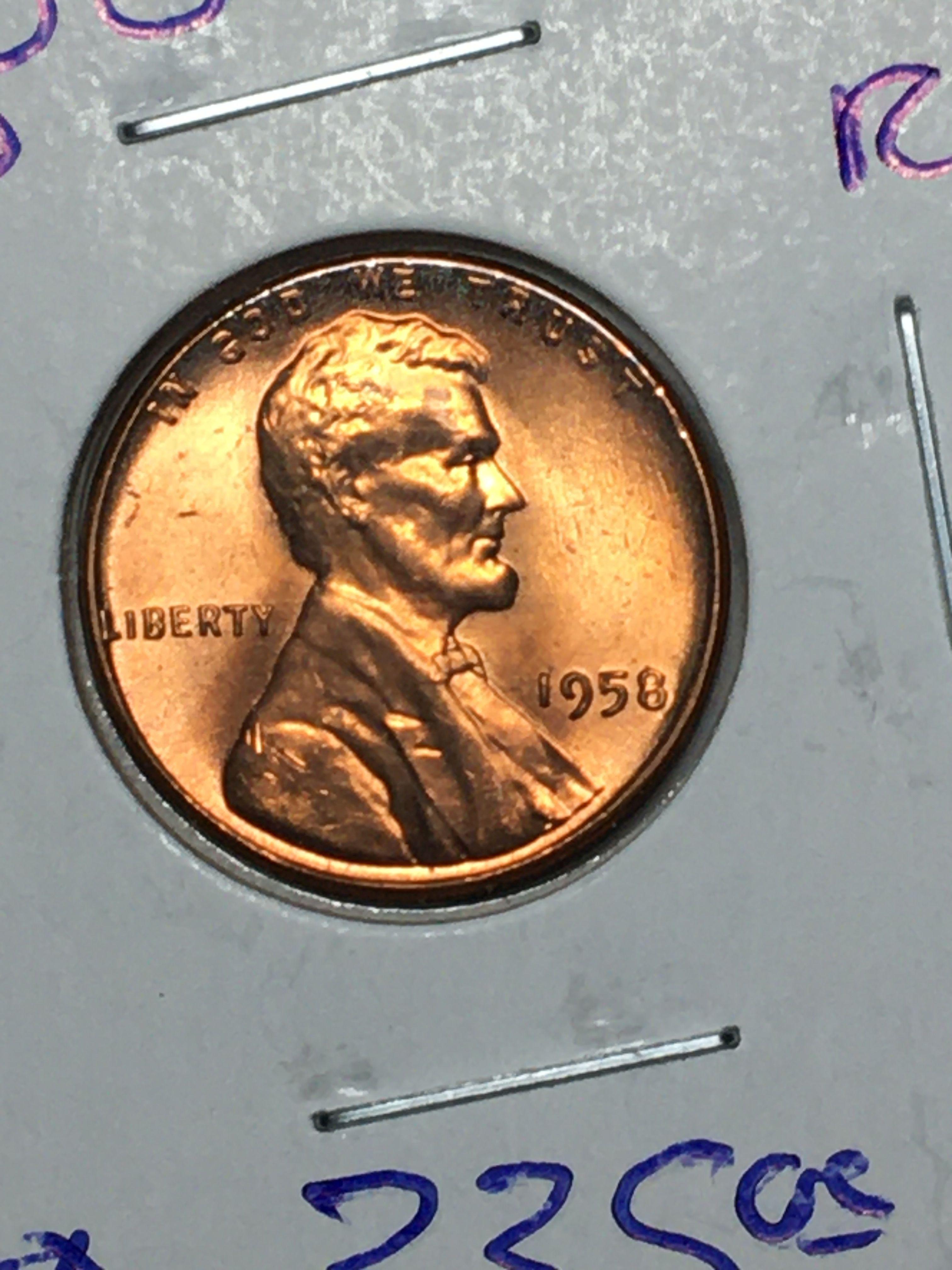 1958 P Lincoln Wheat Cent