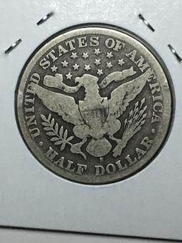 1904 S Barber Half Dollar