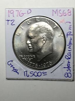 1776 - 1976 D Eisenhower Dollar Type 2