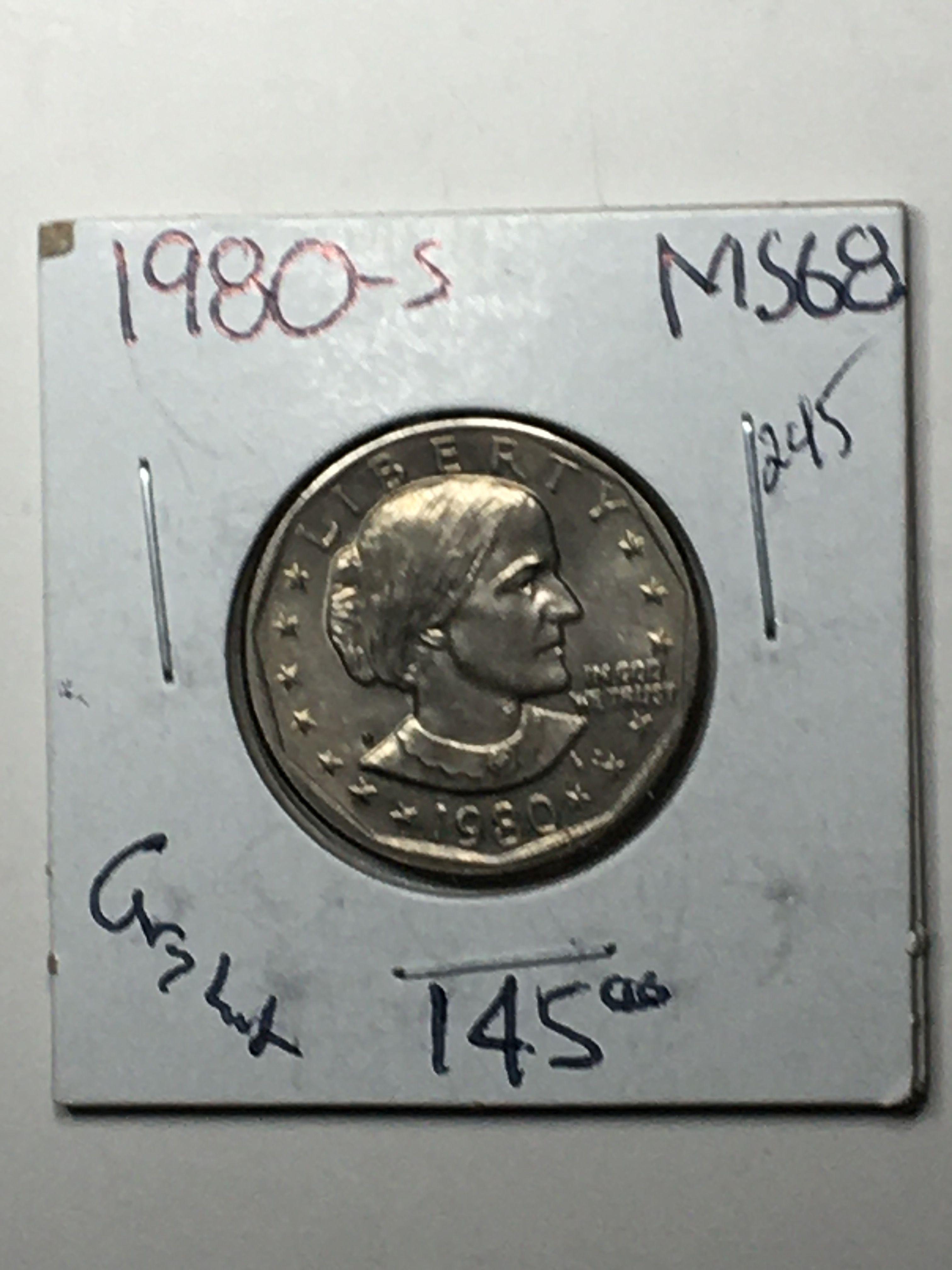 1980 S Susan B. Anthony Dollar