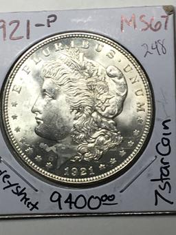 1921 P Morgan Dollar