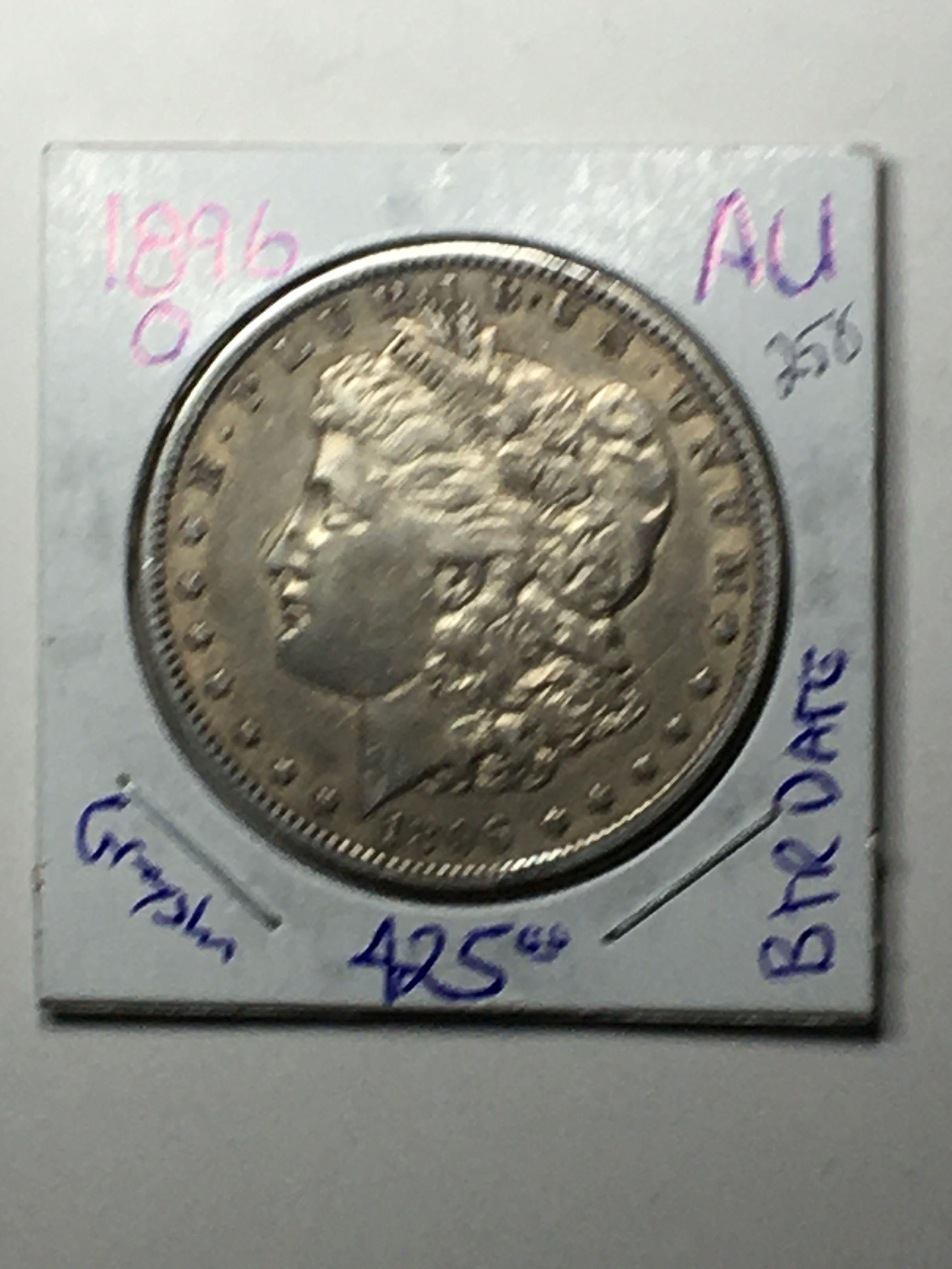 1896 O Morgan Dollar