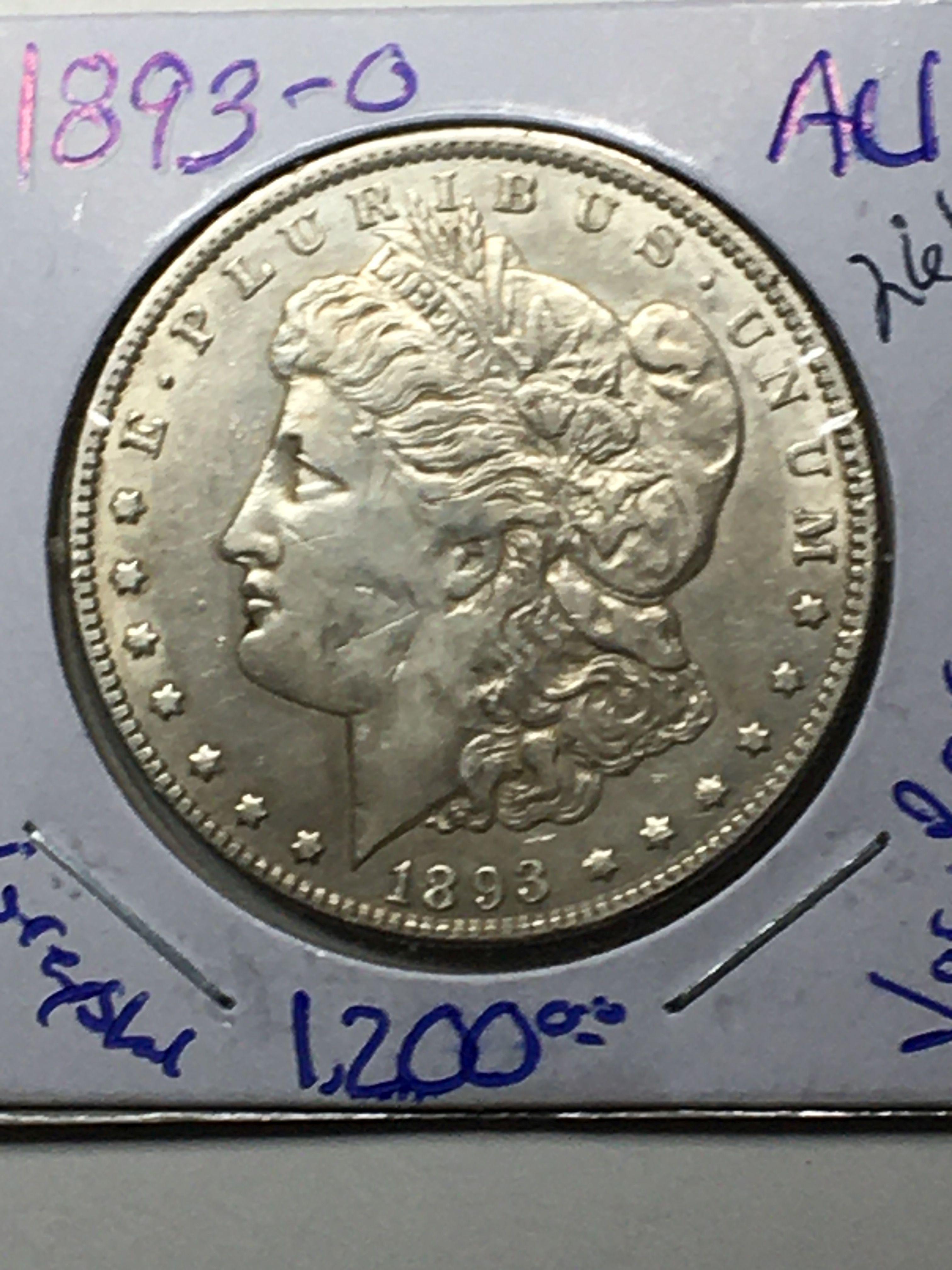 1893 O Morgan Dollar