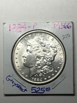 1884 P Morgan Dollar