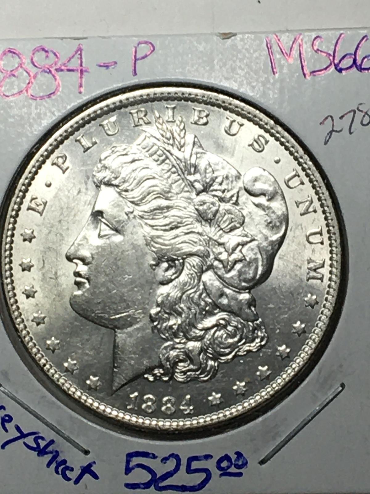 1884 P Morgan Dollar