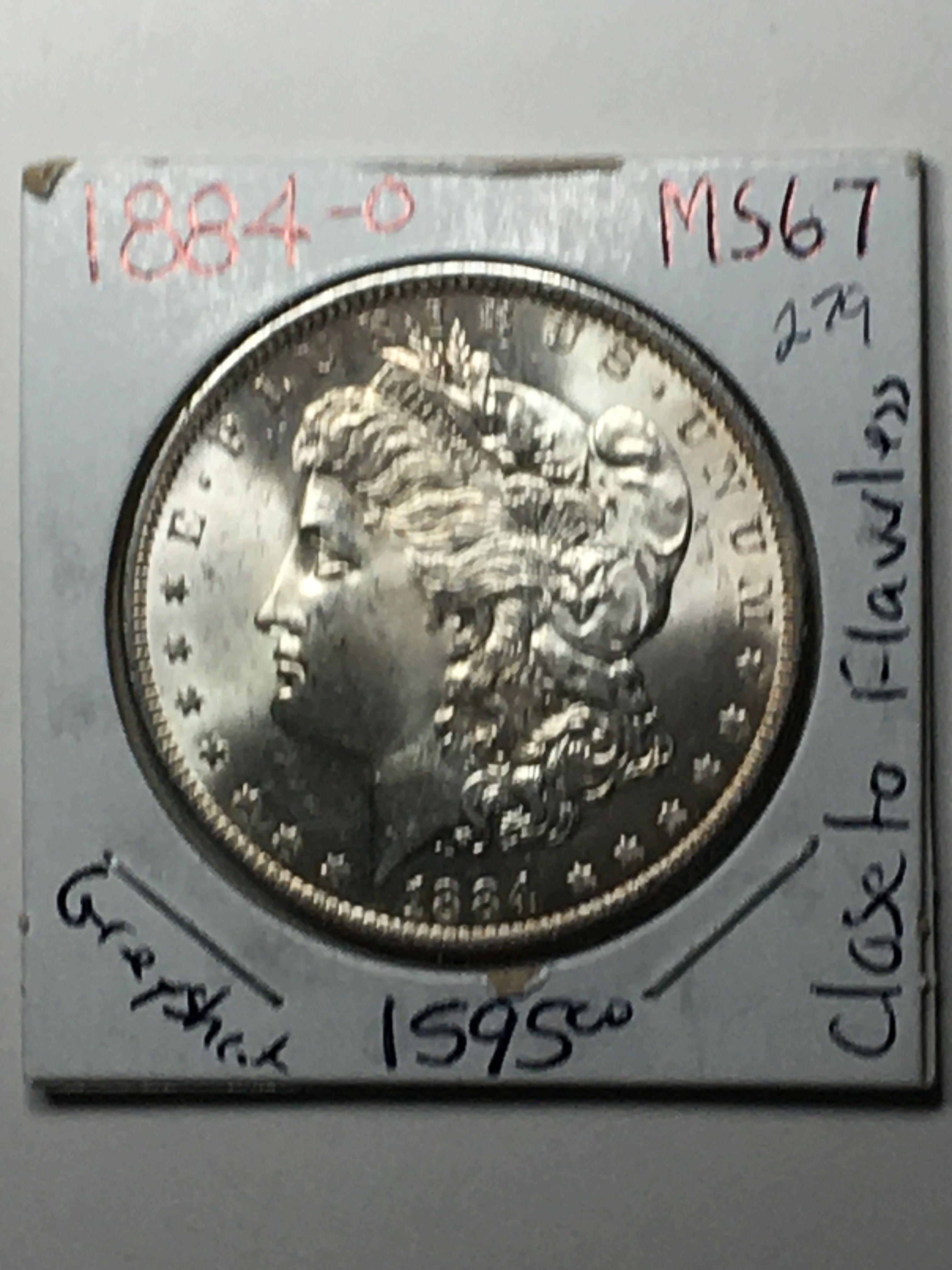 1884 O Morgan Dollar