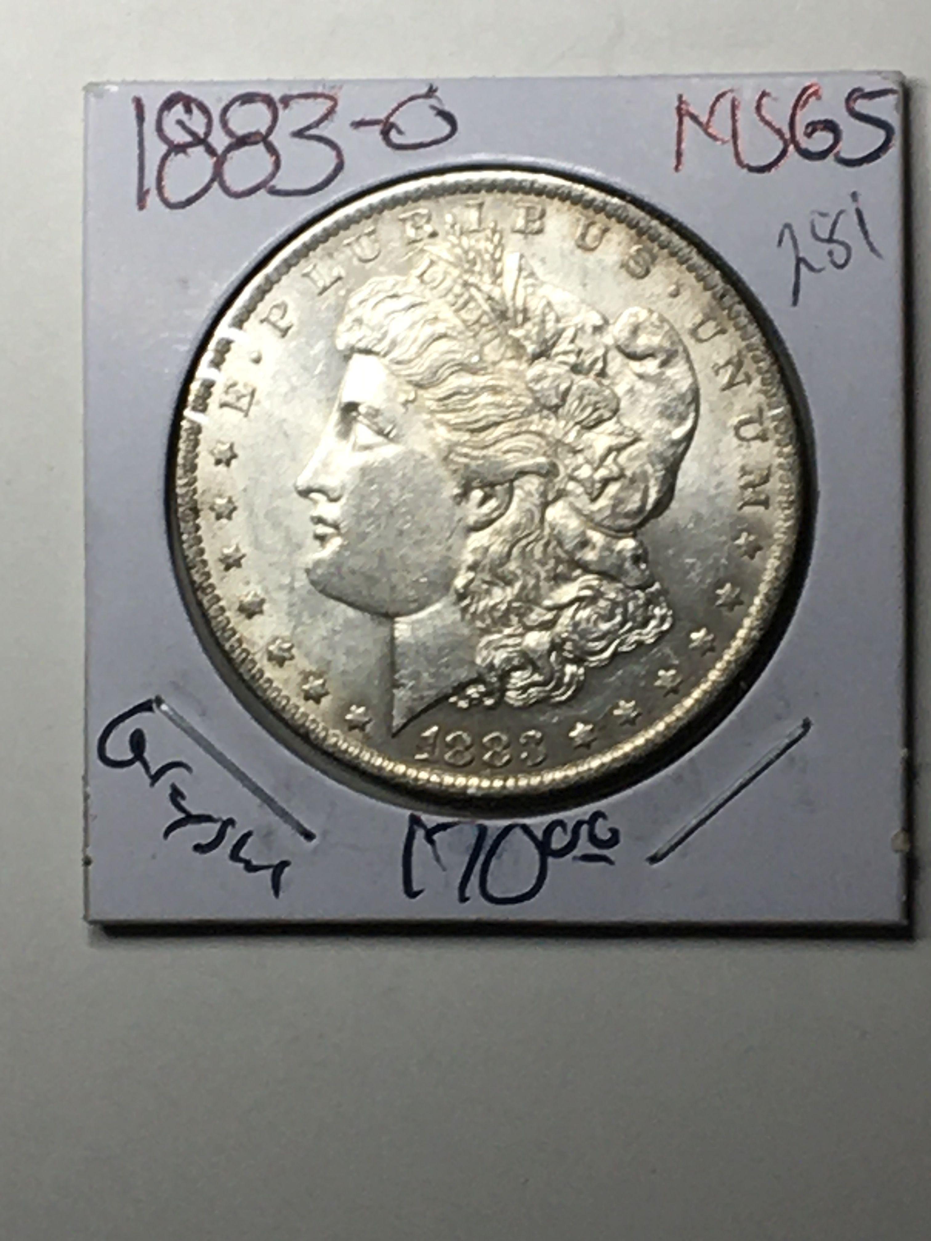 1883 O Morgan Dollar