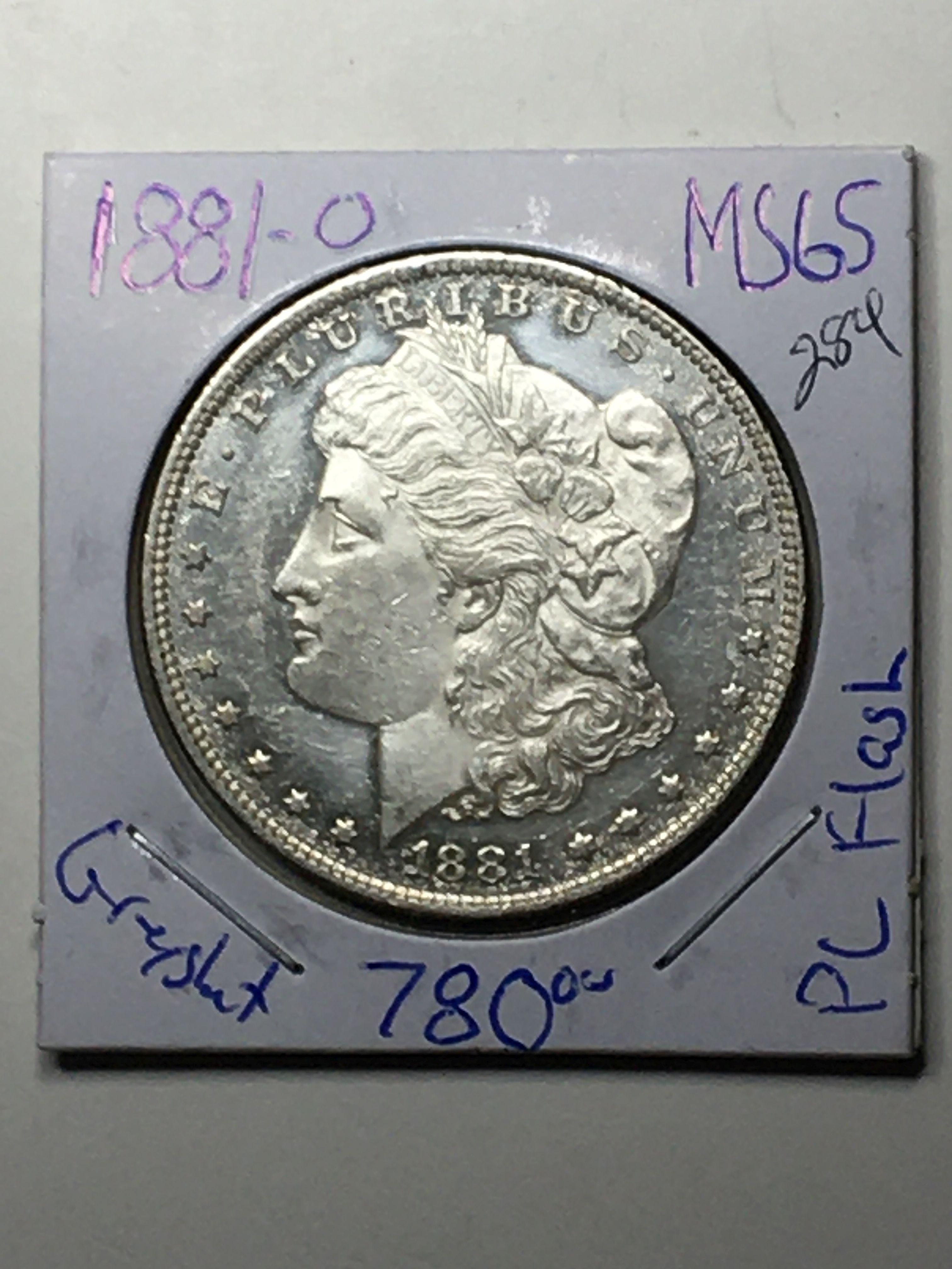 1881 O Morgan Dollar