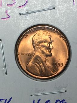 1953 S Lincoln Wheat Cent