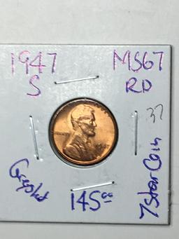 1947 S Lincoln Wheat Cent