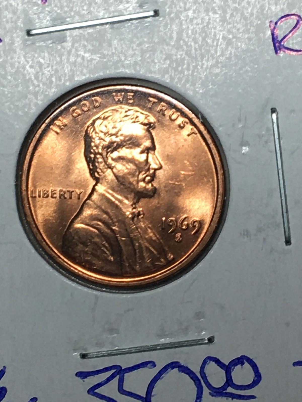 1969 S Lincoln Memorial Cent