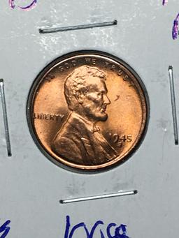 1945 S Lincoln Wheat Cent