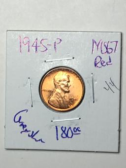 1945 P Lincoln Wheat Cent