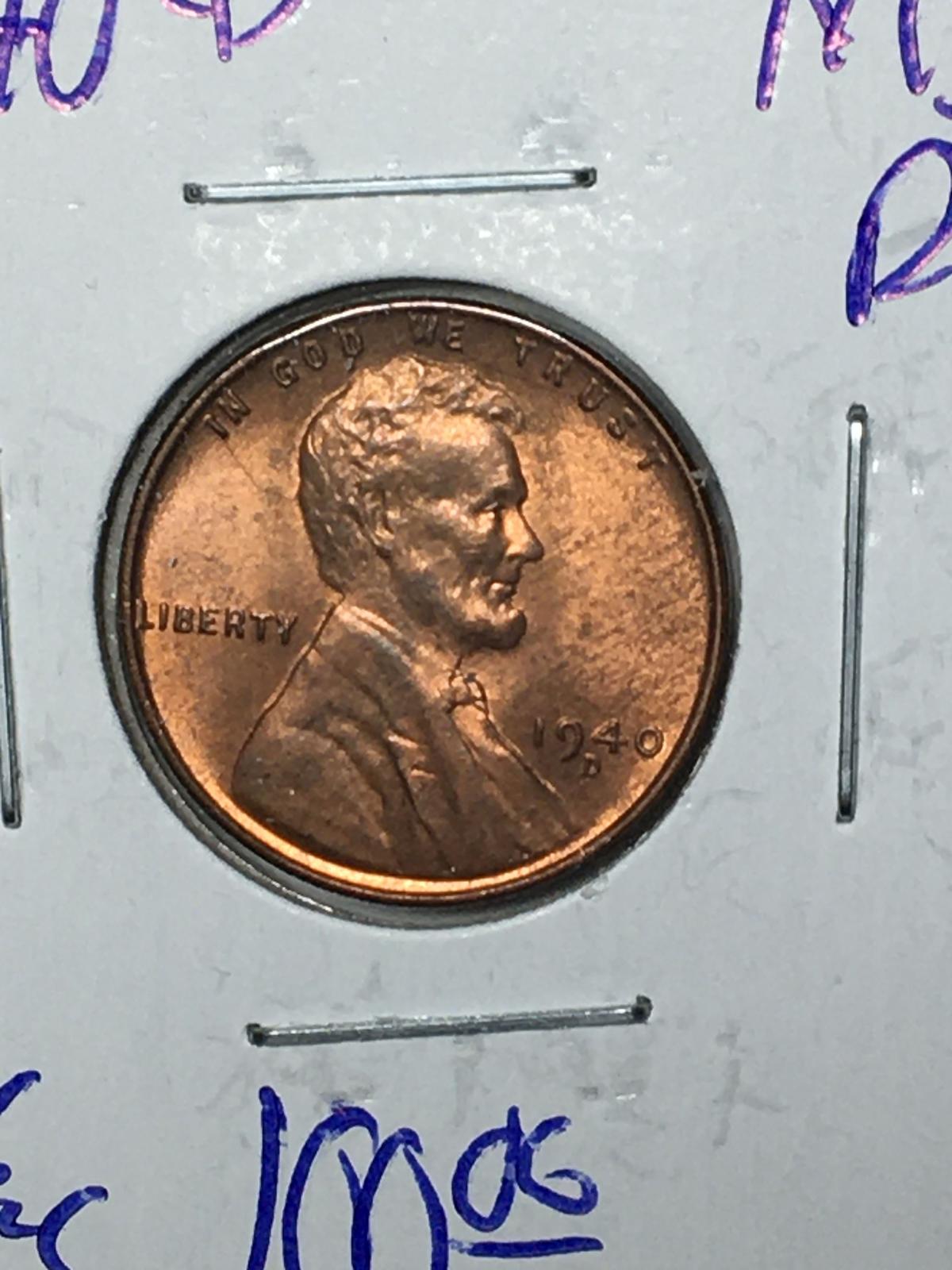 1940 D Lincoln Wheat Cent