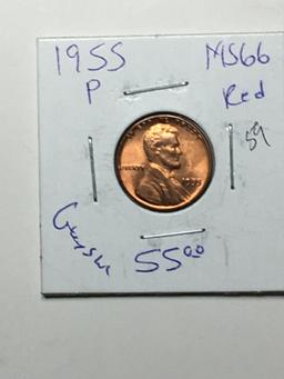 1955 P Wheat Cent