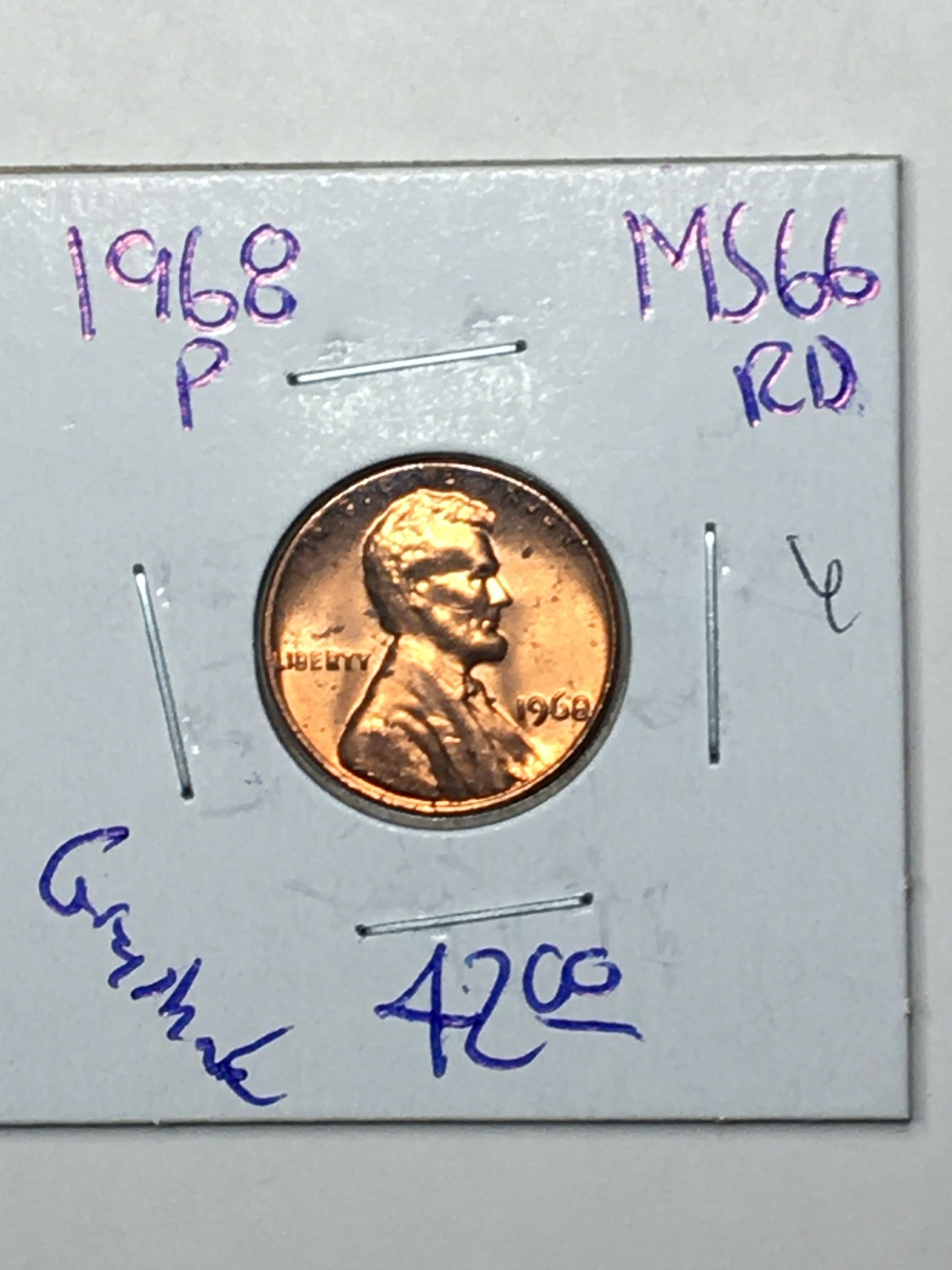 1968 P Lincoln Memorial Cent